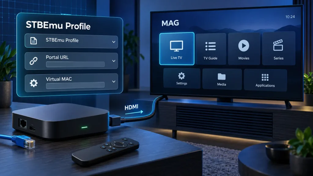 STBEmu Android Box and HDMI Setup