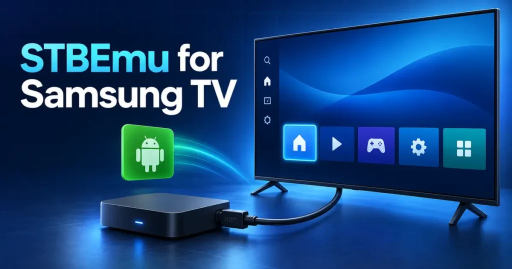 STBEmu for Samsung TV using an external Android box connected through HDMI