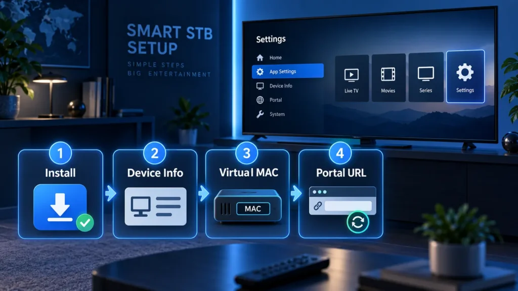 Smart STB Setup on Samsung Smart TV